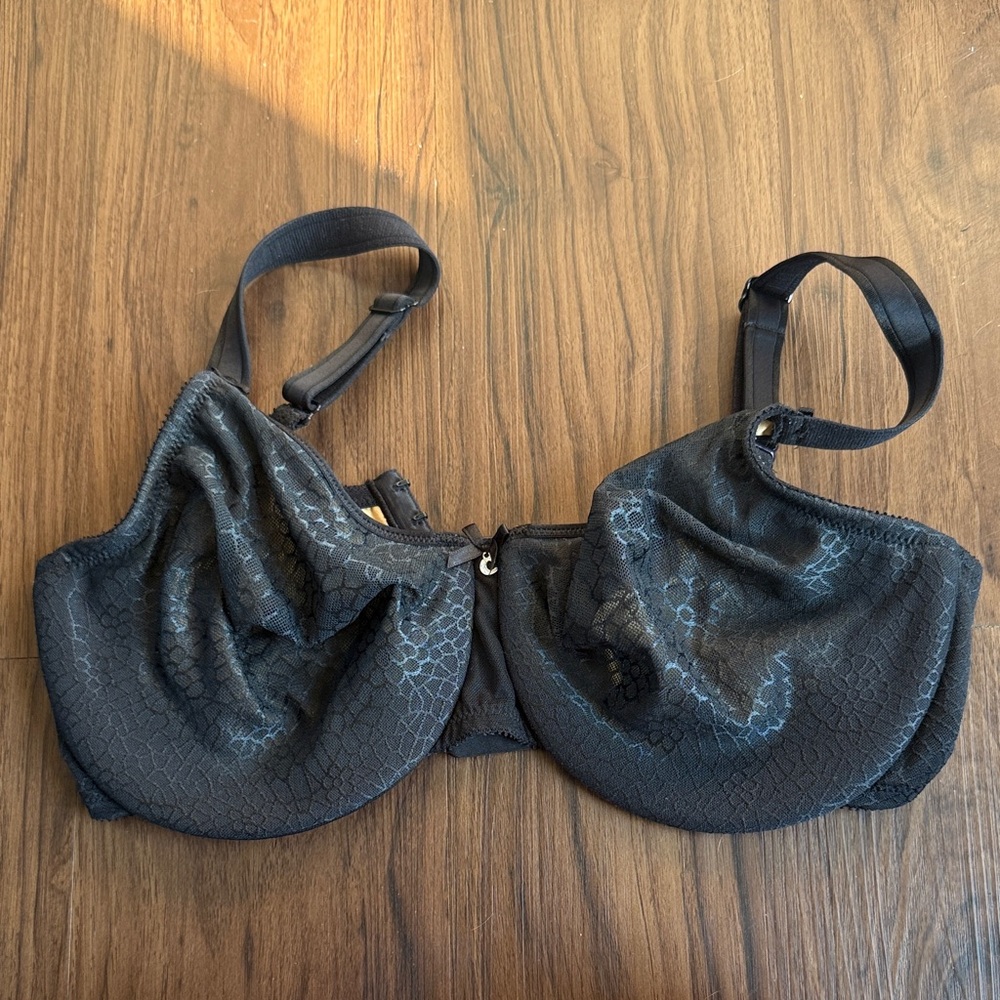 Chantelle Black Patterned Women's Bra